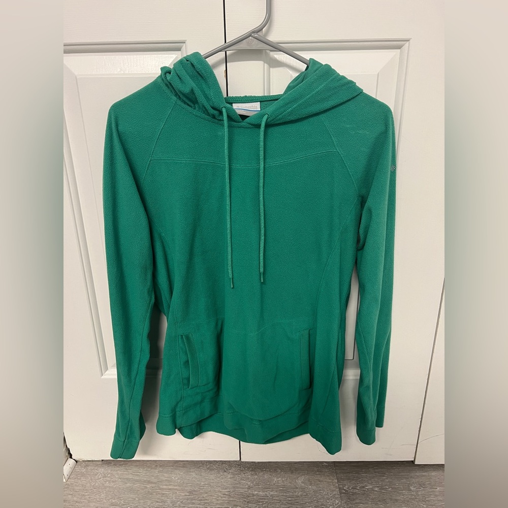 Columbia pullover, hooded, fleece